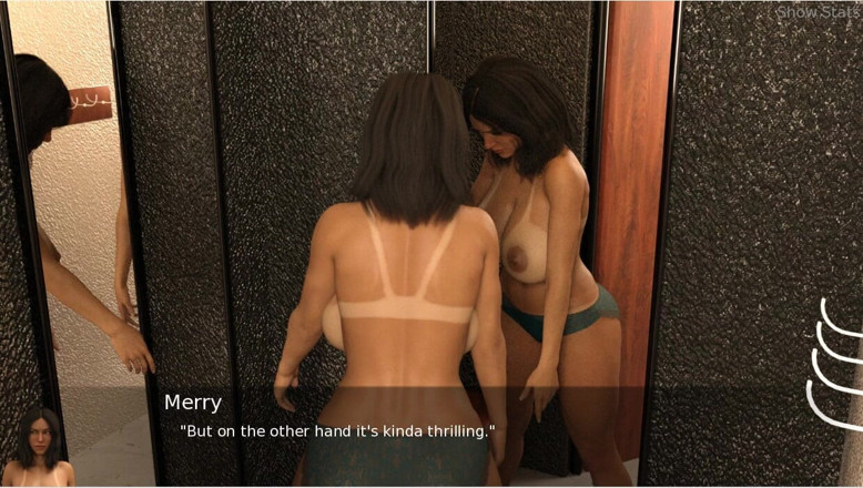 XXX Games Bunk: Project Hotwife - เกมเพลย์ - สวมบทบาท - พนักงานร้านโชว์ผ้าให้เมียสุดฮอต