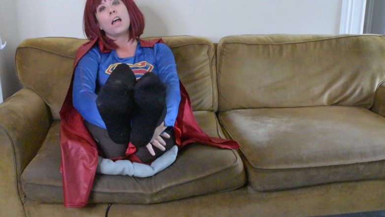 Deanna deadly: Evil supergirl melted after trying to seduce you pantyhose pov...
