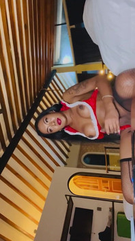 Trans Masturbation, Huge Latina Cock and Delicious Open Ass