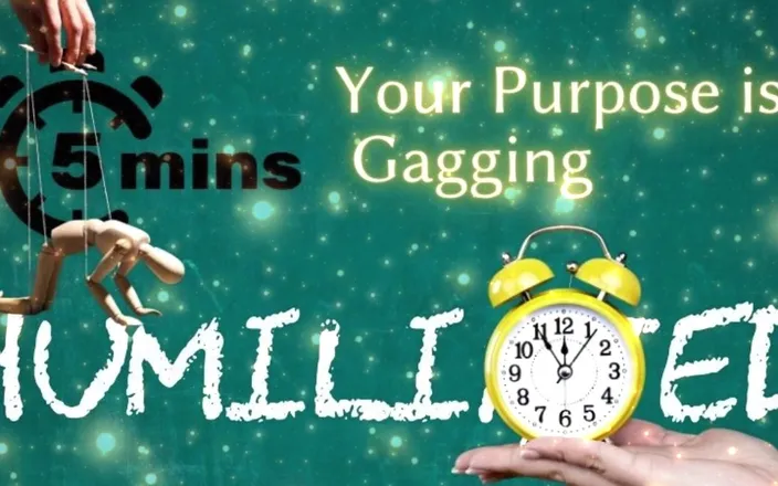 Goddess Misha Goldy: Shamestream: Your Purpose Is Gagging