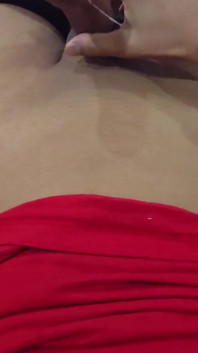 Young Slim Thin Latino Boy Has His Dick Out in the Living Room
