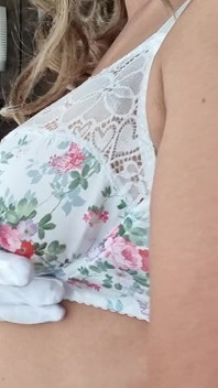 90s Vintage Flower Bra