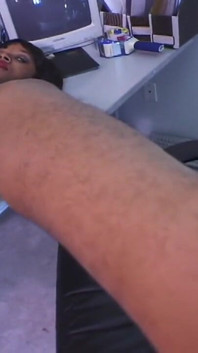 Hairy Vintage Big Clit Cute Black Girl Solo