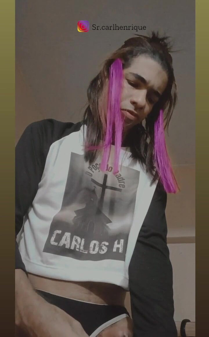 Carlos Henrique: Carlos henrique seducente godendo le mutandine