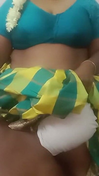 Tamil sari, heiße vollbusige tante fickt im haus