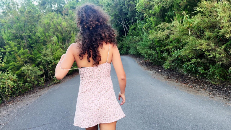 Lady ana: Risk for the Road with a Big Pussy