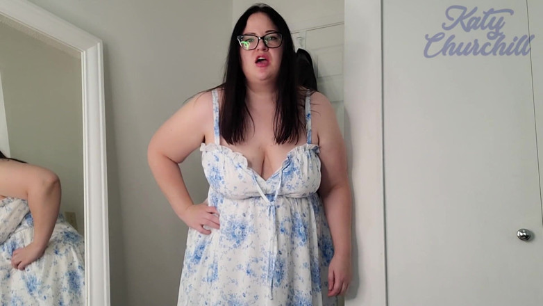 Katy Churchill: Hairy BBW Trad Wife Cucks Cheating Husband