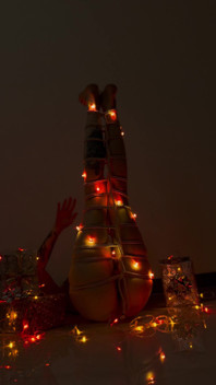 Just Me Pretending to Be Your Christmas Tree P.s. Feet Lovers Might Really Enjoy the Tease