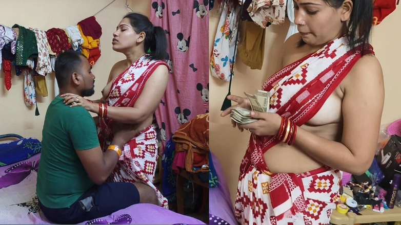 Sona bhabhi: Desi Maid Steals While Cleaning the Room, the Room Owner...