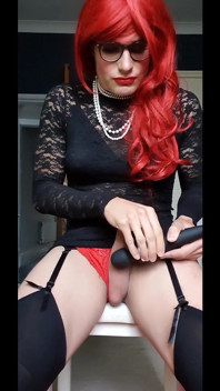 Wand Play - Red Head Lace Dress