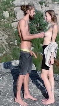 Blowjob-belohnung nach dem ganzen tag wandern