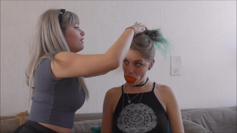 Restricting Ropes: Luna &amp;violet - würgenspaß