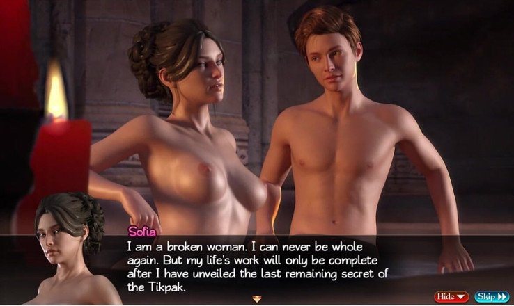 XXX Games Bunk: Treasure of Nadia - Gameplay - Rollspel - MILF och tonåring rövknullad, hotspring...
