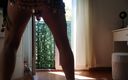 Morbidity: Cumshot on the Window in Lingerie and Heels