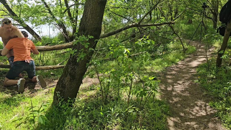1TeddyBear1: Threesome, in the Forest by the River Part 1