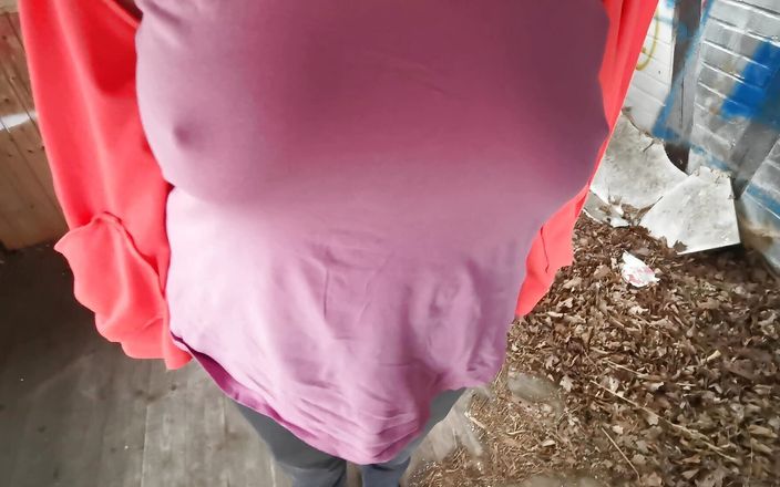 Bouncy Tits Action: Completely Naked Tit Ass and Pussy Spanking in the Hut