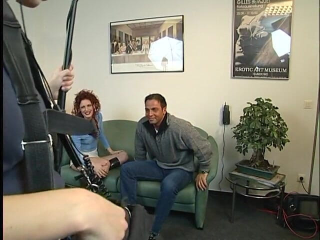 Lucky Cooch: Redhead fucking a dude on casting