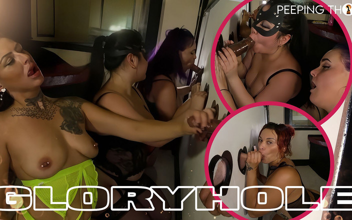 PeepingThom: Serie di gloryhole pubbliche - kali kreme louise ivy peggy