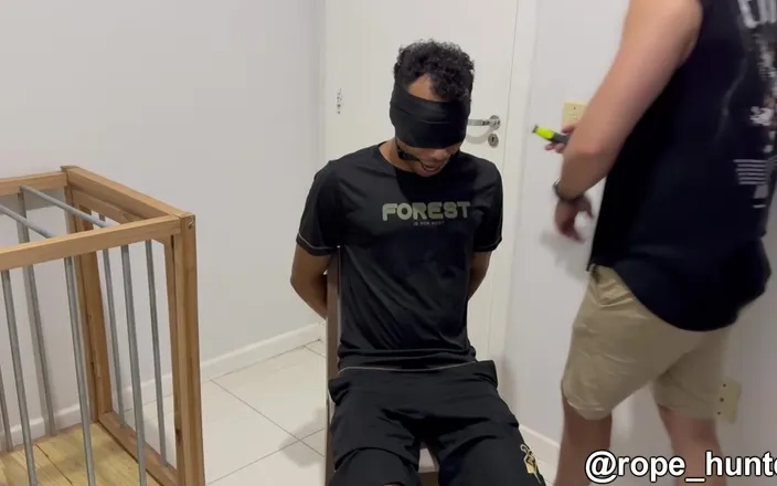 Rope Hunter: Shaving My Bound Slave