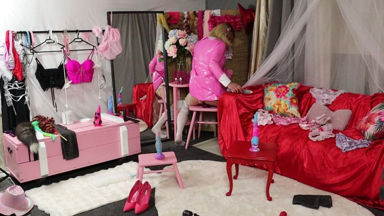 Sissy Dee Dee: Sissy Dee Loves to Try on Different Panties Before Playing...