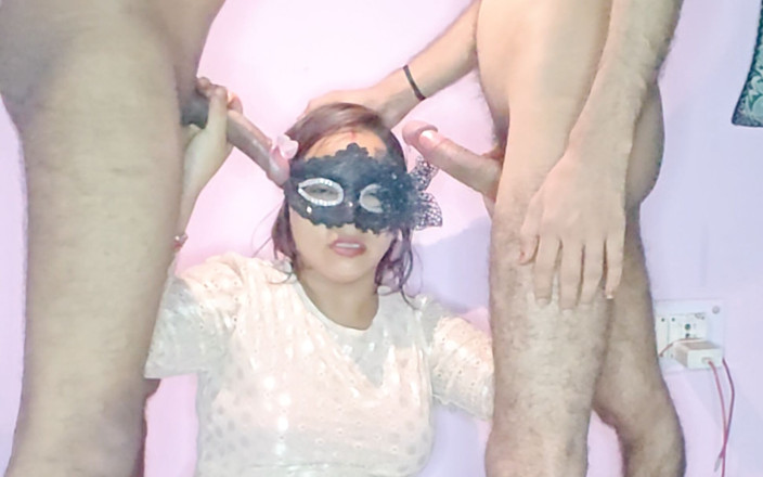 ThreesomeMeenaRocky: Bývalý přítel a přítel měli doma sex ve třech
