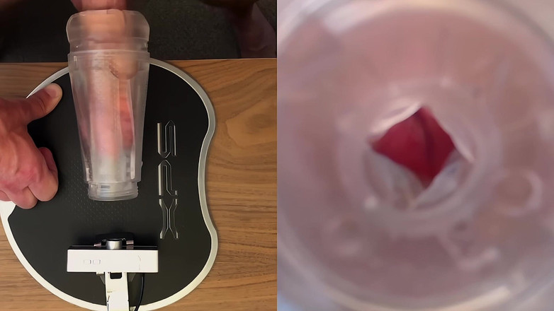 NakedFoxx: Doble cam fleshlight follada y orgasmo intenso: ¡dentro de la explosión...