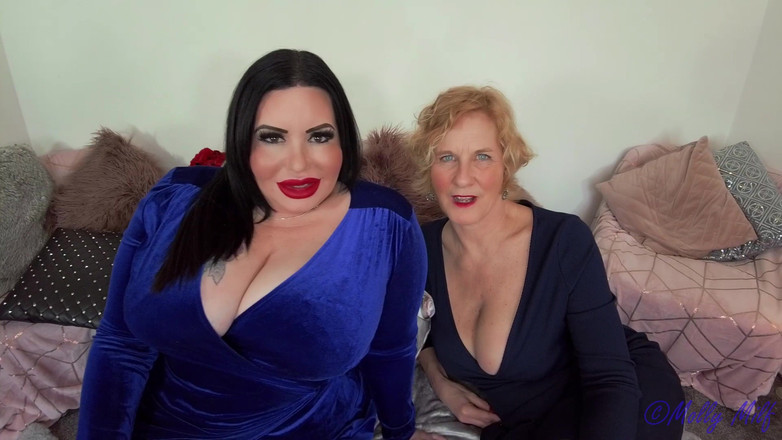 Molly MILF: Two Big Boob MILFs Titty Fuck Fun