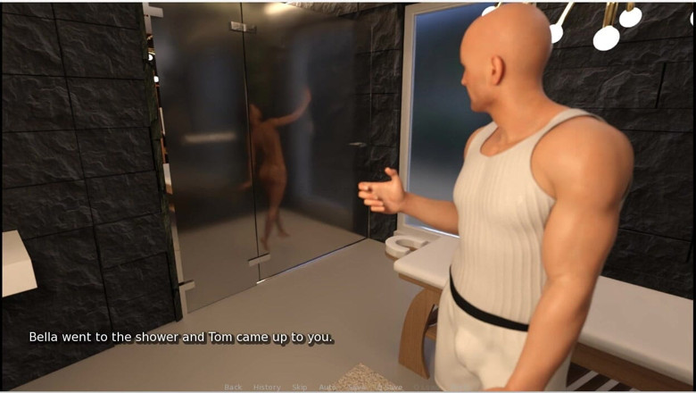 XXX Games Bunk: My Hotwife - gameplay - roleplay - massagem profunda - esposa recebe massagem nuru