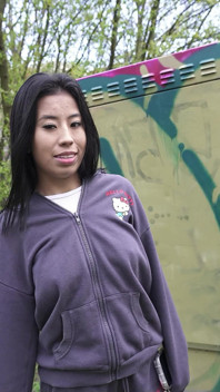 German Scout - Tiny 43kg Half Asian Teen Lore Pick up for First Time Casting Fuck