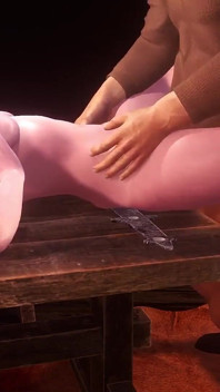 Hete elf krijgt spermaspray op haar buik | 3D-porno