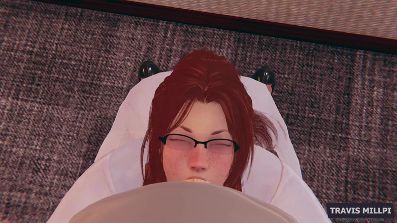 TravisMillpi: Частный урок с рыжей профессором провалить тест, наказать