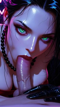 Neon Vixen’s Cyberpunk Fuck - Ai-generated