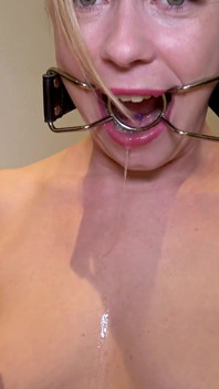Drool Slut: Soaked in Spit with Gags and Pegs