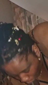 Sání velkého černého ptáka při prstění mé tlusté Mokré kundičky