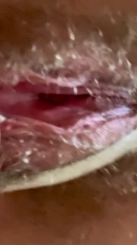 Cspot Sneak Peek of Dripping Hairy Pussy From Below