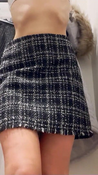 Blonde Slut with Plug in Ass in the Locker Room
