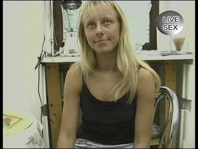 Crispy Teens: Blonde teen masturbates and gets jizzed on her nice tits