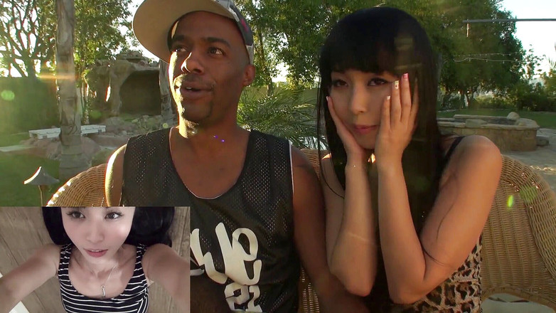 Caribbeancom: Sweet oriental teen pussy creampied by big black cock