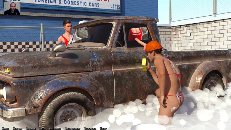 3DXXXTEEN2 Cartoon: Gara di autolavaggi con ragazze tettone seminuda - 3D Porn - Sesso cartoon