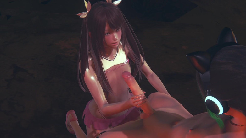 Yaoitube: Yaoi Femboy - Midori X Kuki Handjob dan Dikongkek