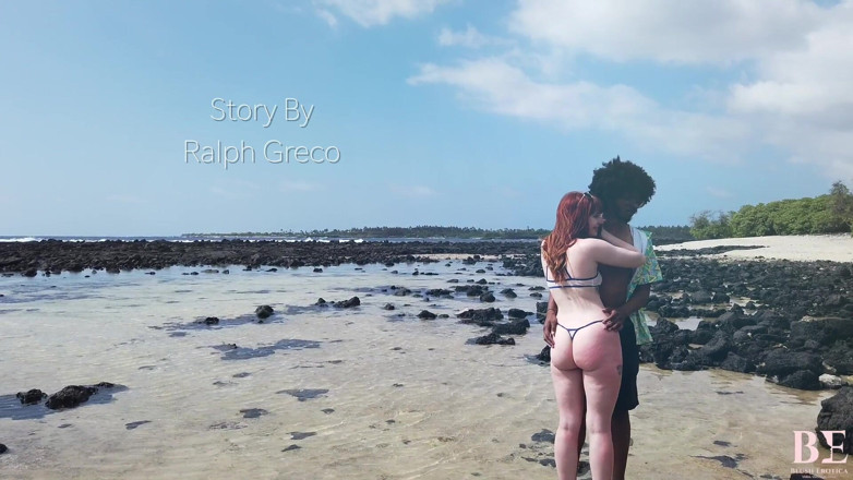 Blush erotica: Interraciaal op zijn hondjes Hannah Grace en Dorky Darien blozen...