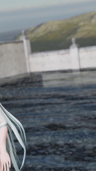 Yan He Luo Tianyi Sent Mingyue to the Elegant Hanfu Striptease of the Double