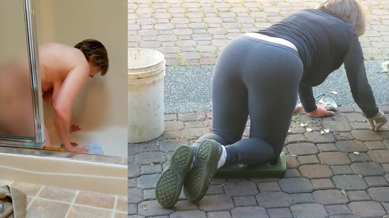 MarieRocks: Curvalicious GILF works her sexy ass off