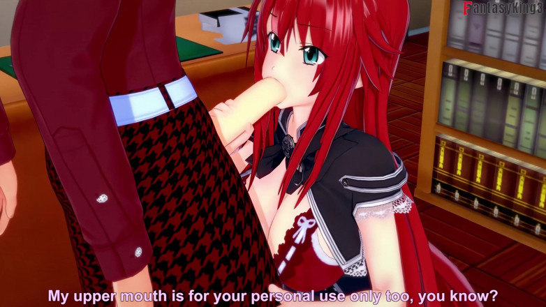Fantasy king: Rias Sex gremory în bibliotecă - Dxd Ntr Madness Series