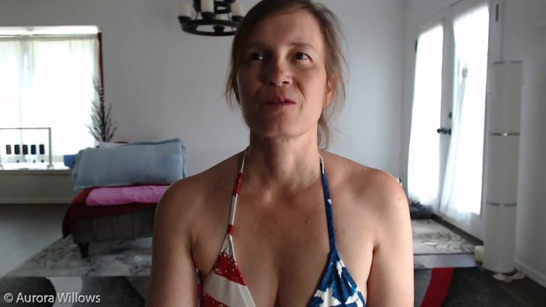 Aurora Willows: pov-muschi von vorne