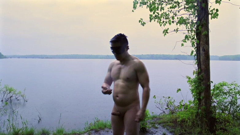 barenakedboy: Protahování a honění v dešti u jezera