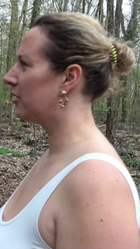 Boy Seduce German Curvy BBW Mature Kathy Deep to Suck His Dick at Public Place