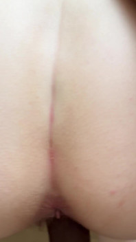 Real Homemade My Young MILF Pussy Leaking Cum From Huge BBC Creampie While My Husband Listens