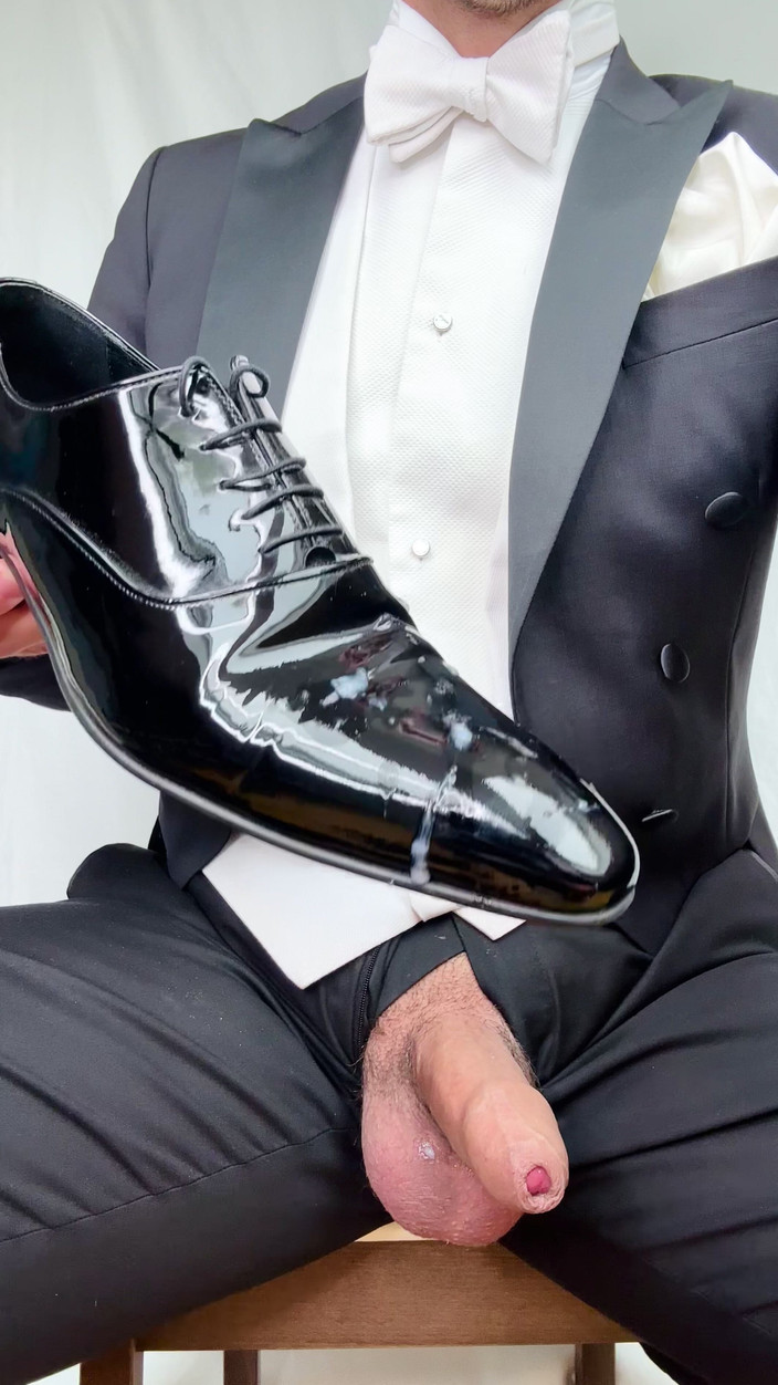 Master Shiny Shoes: Kuyruk ceketli boşalma