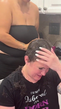 Shaving Quinn’s Head